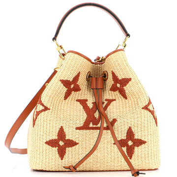 Louis Vuitton NeoNoe Handbag Monogram Giant Raffia MM