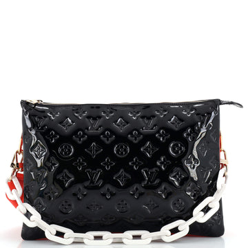 Louis Vuitton Coussin Bag Monogram Embossed Patent MM