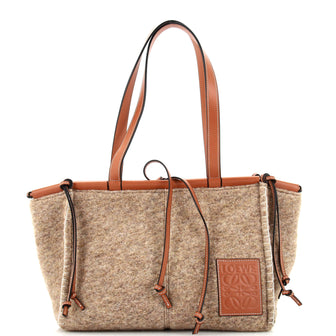 Loewe Cushion Tote Felt and Leather Small