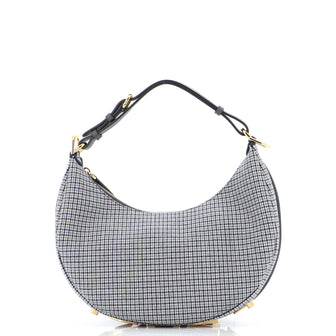 Fendi Fendigraphy Bag Houndstooth Wool Small