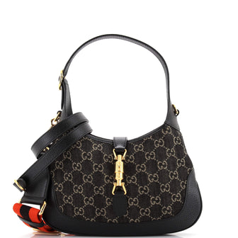 Gucci Jackie 1961 Hobo GG Denim Small