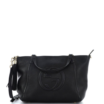 Gucci Soho Convertible Top Handle Bag Leather Small
