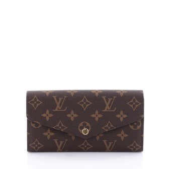 Louis Vuitton Sarah Wallet NM Monogram Canvas Brown 2392001