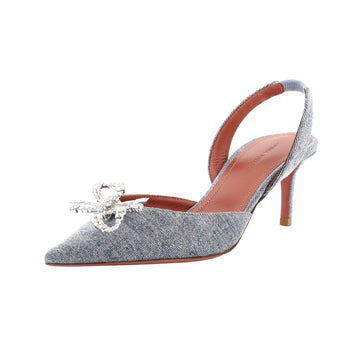 Amina Muaddi Women's Rosie Pumps Denim 65