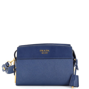 Prada Esplanade Crossbody Bag Saffiano with City Calf Small