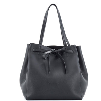 Celine Phantom Tie Cabas Tote Leather Small