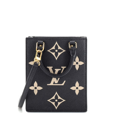 Louis Vuitton Petit Sac Plat Bag Bicolor Monogram Empreinte Giant