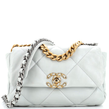 Chanel 19 Flap Bag Quilted Leather Medium