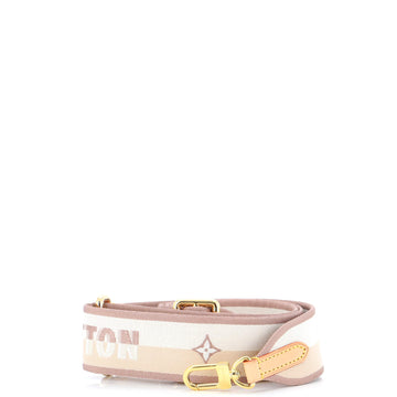 Louis Vuitton Logo Shoulder Strap Jacquard Wide