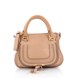 Chloe Marcie Satchel Leather Baby Neutral 2393401