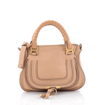 Chloe Marcie Satchel Leather Baby Neutral 2393401