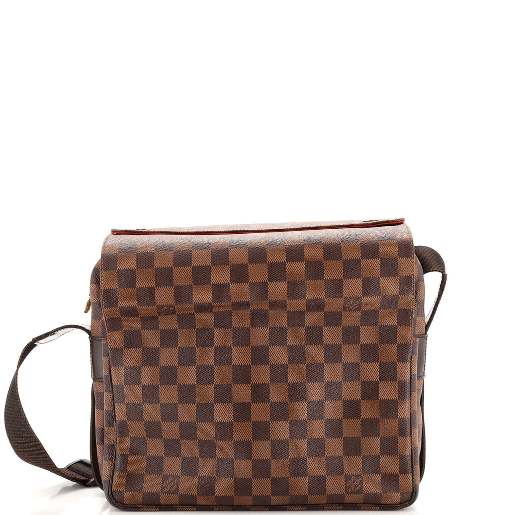 Louis Vuitton Naviglio Handbag Damier Brown 2394772