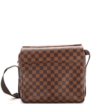 Louis Vuitton Naviglio Handbag Damier Brown