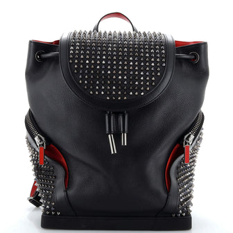 Christian Louboutin Explorafunk Backpack Spiked Leather