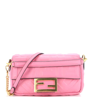 Baguette Mini Leather Pink