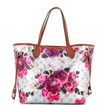 Louis Vuitton Neverfull NM Tote Limited Edition Garden Monogram Canvas MM