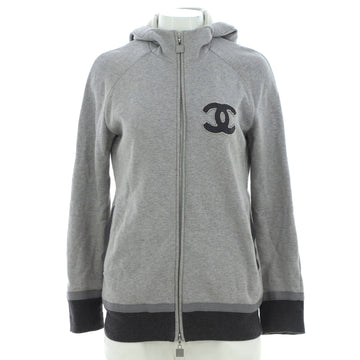 Chanel Women's CC Zipped Hoodie Cotton