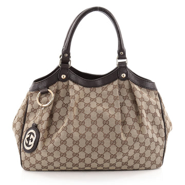 Gucci Sukey Tote GG Canvas Medium Brown 2397103