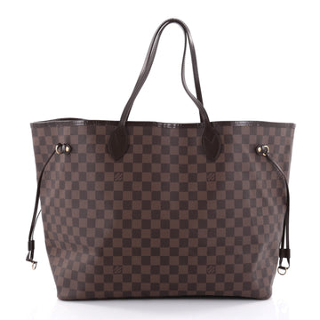 Louis Vuitton Neverfull NM Tote Damier GM Brown 2397601