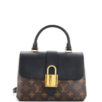 Louis Vuitton Locky Handbag Monogram Canvas with Leather BB