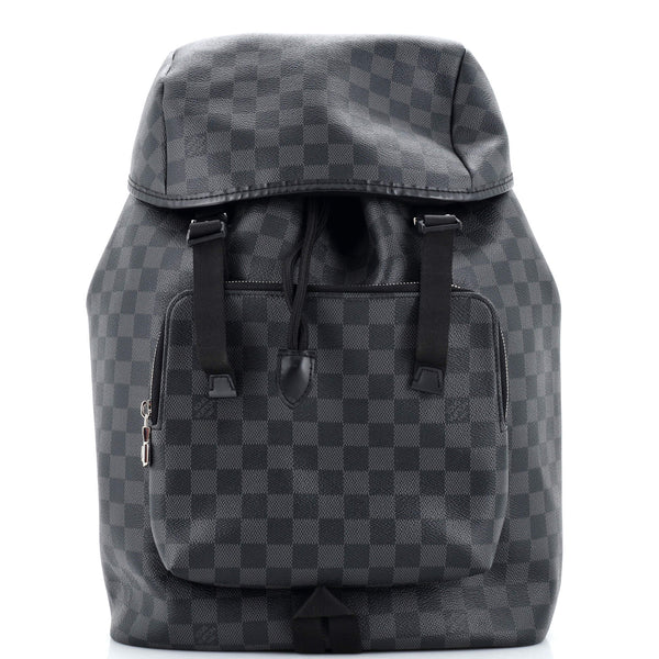 Louis Vuitton Zack Backpack Damier Graphite Black 23981229