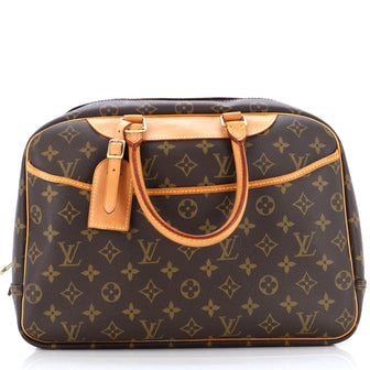 Louis Vuitton Deauville Handbag Monogram Canvas