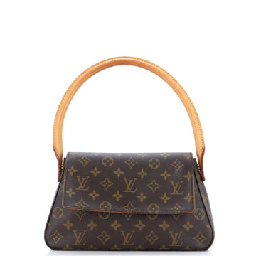 Louis Vuitton Looping Handbag Monogram Canvas Mini