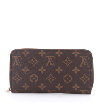 Louis Vuitton Zippy Wallet Monogram Canvas Brown