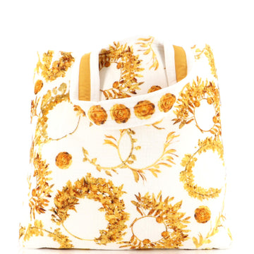 Chanel Paris-Greece Beach Bag Printed Terry Cloth Large