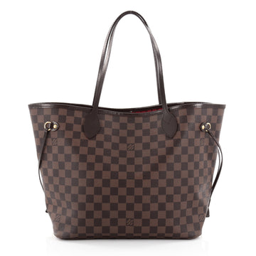 Louis Vuitton Neverfull Tote Damier MM Brown