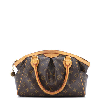 Louis Vuitton Tivoli Handbag Monogram Canvas GM Brown