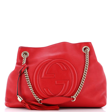 Gucci Soho Chain Strap Shoulder Bag Leather Medium