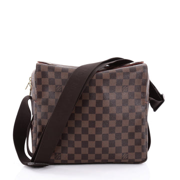 Louis Vuitton Naviglio Handbag Damier Brown