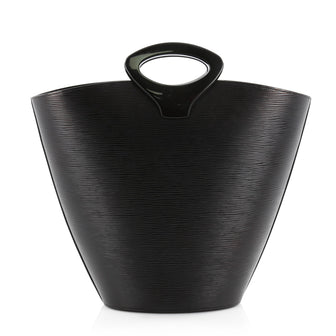 Louis Vuitton Noctambule Handbag Epi Leather Black