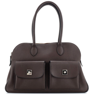 Hermes Caravas Handbag Leather 43