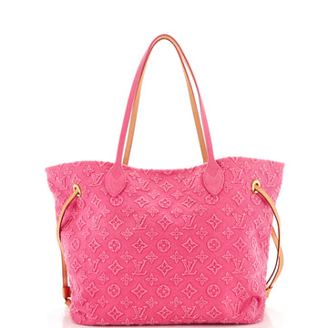 Louis Vuitton Neverfull Tote Monogram Stonewashed Denim MM