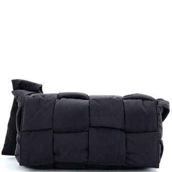 Bottega Veneta Padded Tech Cassette Crossbody Bag Intrecciato Nylon