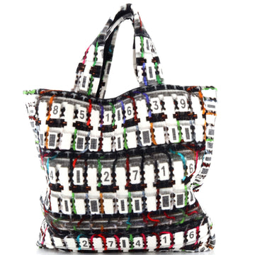 Chanel Beach Tote Printed Terry Cloth Large