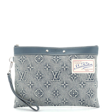 Louis Vuitton Pochette To Go Monogram Washed Denim