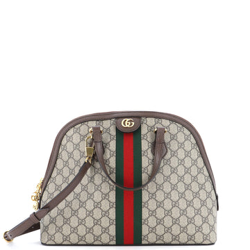 Gucci Ophidia Dome Top Handle Bag GG Coated Canvas Medium