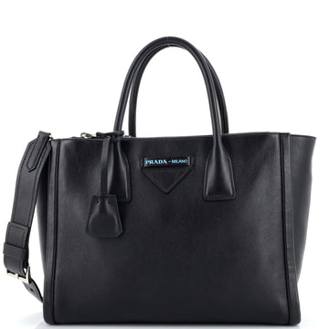 Prada Concept Double Zip Tote Calfskin Medium