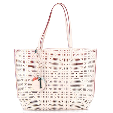 Christian Dior Dioriva Tote Perforated Leather Medium