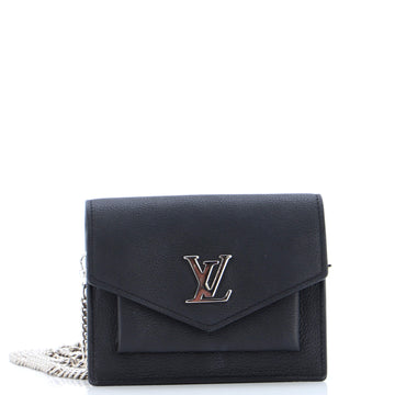 Louis Vuitton Mylockme Chain Pochette Leather Mini