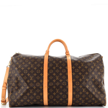 Louis Vuitton Keepall Bandouliere Bag Monogram Canvas 60