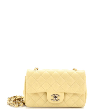 Chanel Classic Single Flap Bag Quilted Lambskin Mini