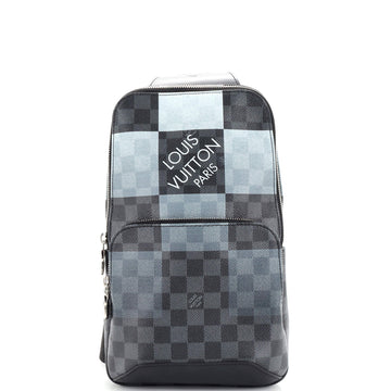 Louis Vuitton Avenue Sling Bag Limited Edition Damier Graphite Giant