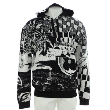 Louis Vuitton Men's Parisian Collage Jacquard Hoodie Printed Cotton