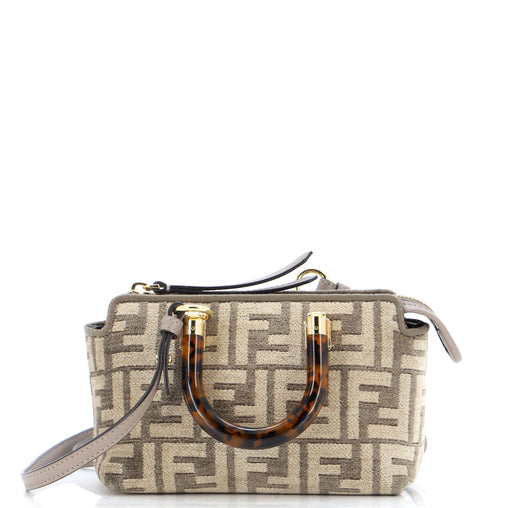 Fendi By The Way Top Handle Bag Zucca Tapestry Mini 240013