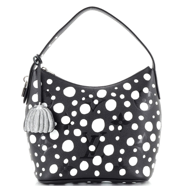 Louis Vuitton Twist Handbag Yayoi Kusama Infinity Dots Epi Leather MM  Print, Red