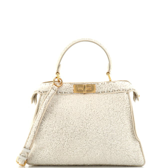 Fendi Peekaboo ISeeU Bag Shearling Small